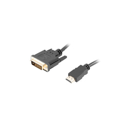 Video kabelis Lanberg HDMI - DVI-D (24+1), 1.8m, melns