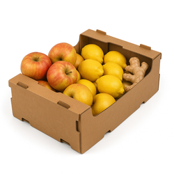 Augļu komplekts, 6 kg, ar āboliem un citroniem