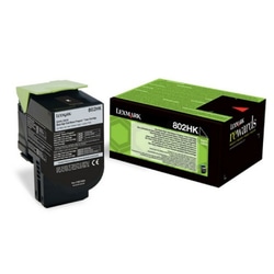 Tonera kasete Lexmark 80C2HKE melns (4000lpp.)