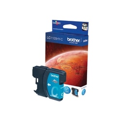 Tintes kasete Brother LC1100 HY C, zila