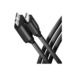 USB kabelis Axagon USB-C - Micro USB, 3.2 Gen 1, 3A, 1m, melns