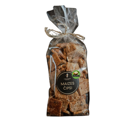 Maizes čipsi, zaļumu un skābā krējuma garšu, Lielezers, 150g