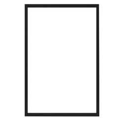 Foto rāmis, 70x100 cm, plastikāta, melns