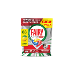 Trauku mašīnu tabletes Fairy Platinum Plus Lemon, 88gab.