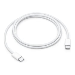 USB kabelis Apple USB-C - USB-C, 60W, 1m, balts