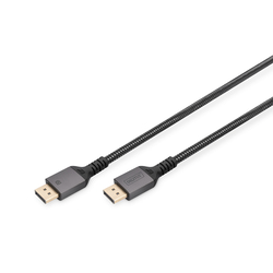 Video kabelis Digitus DisplayPort - DisplayPort 1.4, 3m, melns