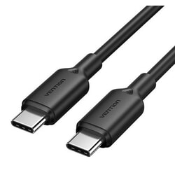 USB kabelis Vention USB-C - USB-C, 2.0, PD 60W, 2m, melns
