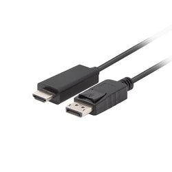 Video kabelis Lanberg Displayport 1.1 - HDMI, 1m, melns