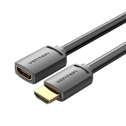 Video kabelis Vention HDMI - HDMI 2.0, pagarinātājs, 1m, melns