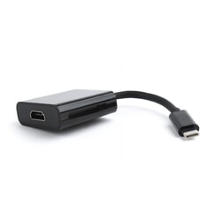 Video adapteris Gembird USB-C - HDMI, 15cm, melns