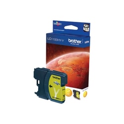 Tintes kasete Brother LC1100 HY Y, dzeltena