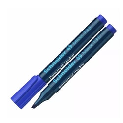 Marķieris permanents, 1-3 mm, zils, konisks, Schneider MAXX 130