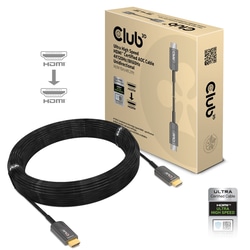 Video kabelis Club3D HDMI - HDMI 2.1, 15m, melns
