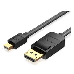 Video kabelis Vention DisplayPort - HDMI, 1.5m, melns
