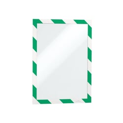 Rāmis A4, pašlīpošs ar magnētisku aizdari, 2gab., zaļš/balts, Durable Duraframe Security