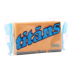 Saimniecības ziepes "Titāns", polietilēna iepakojumā, 200 g