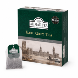 Melnā tēja Ahmad, Earl Grey, 100 gab.