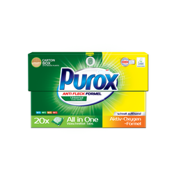 Veļas mazgāšanas kapsulas Purox, Universal, Powder Caps, 20 gab.