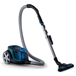 Putekļu sūcējs Philips PowerPro Compact FC9334/09, bezmaisa, 650 W, zils