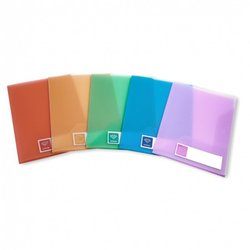 Mape College Crystal A4, plastikāta, 2 atloki, asorti
