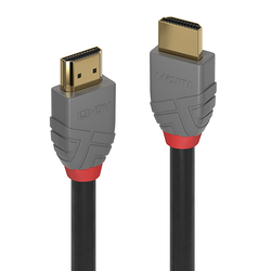 Video kabelis Lindy HDMI - HDMI, ar Ethernet, 30cm, melns