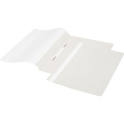 Mape ātršuvējs A4, matēts vāks, balta