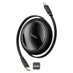 USB kabelis Baseus USB-C - Lightning, PD 20W, 1m, melns