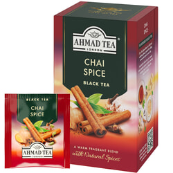 Melnā tēja Ahmad, Chai Spice, 20 gab.