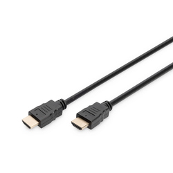 Video kabelis Digitus HDMI - HDMI 2.0, ar Ethernet, 3m, melns