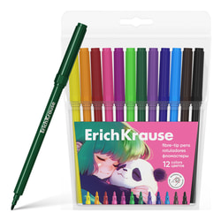 Flomāsteri 12 krāsas, Erich Krause Panda Hugs