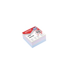 Piezīmju papīra bloks Office Products, līmēts, 85x85mm, asorti, 450 lapas