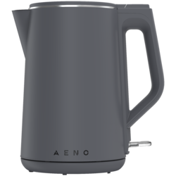 Elektriskā tējkanna AENO EK4, 2200W, 1.5L, nerūsējoša tērauda/plastmasas, pelēka